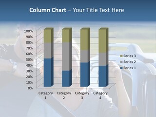 Outside Car  PowerPoint Template