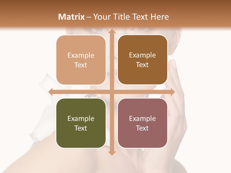 Relaxation Skin Woman PowerPoint Template