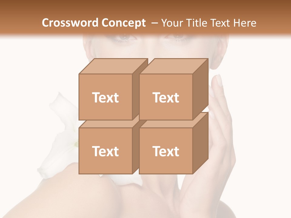 Relaxation Skin Woman PowerPoint Template