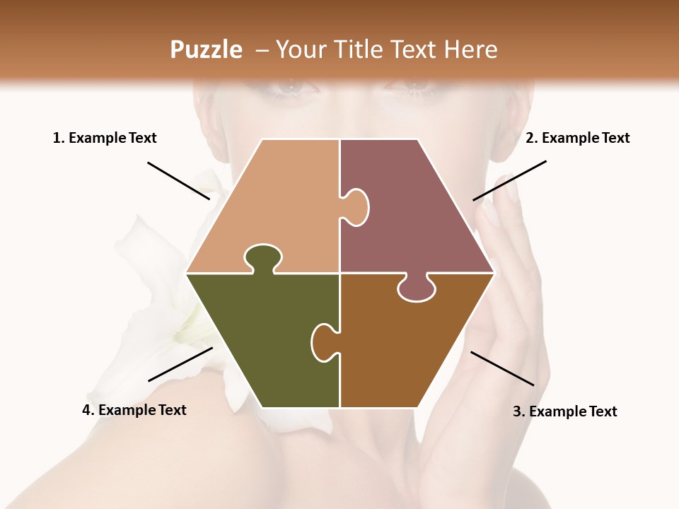 Relaxation Skin Woman PowerPoint Template