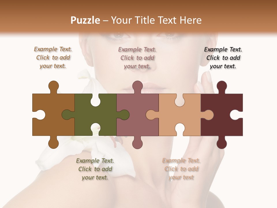 Relaxation Skin Woman PowerPoint Template