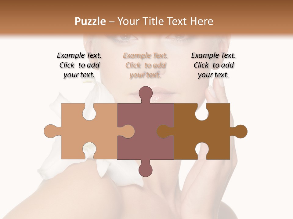 Relaxation Skin Woman PowerPoint Template