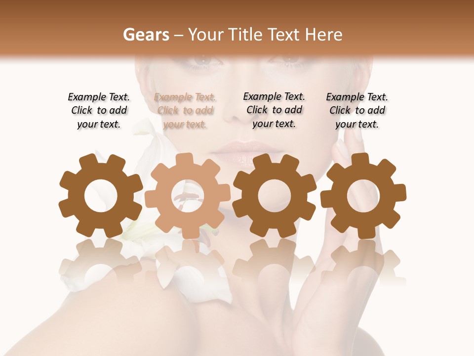 Relaxation Skin Woman PowerPoint Template