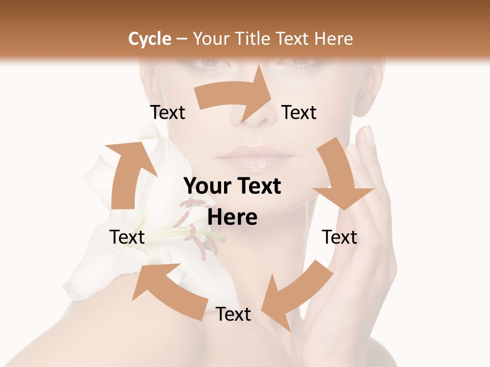 Relaxation Skin Woman PowerPoint Template