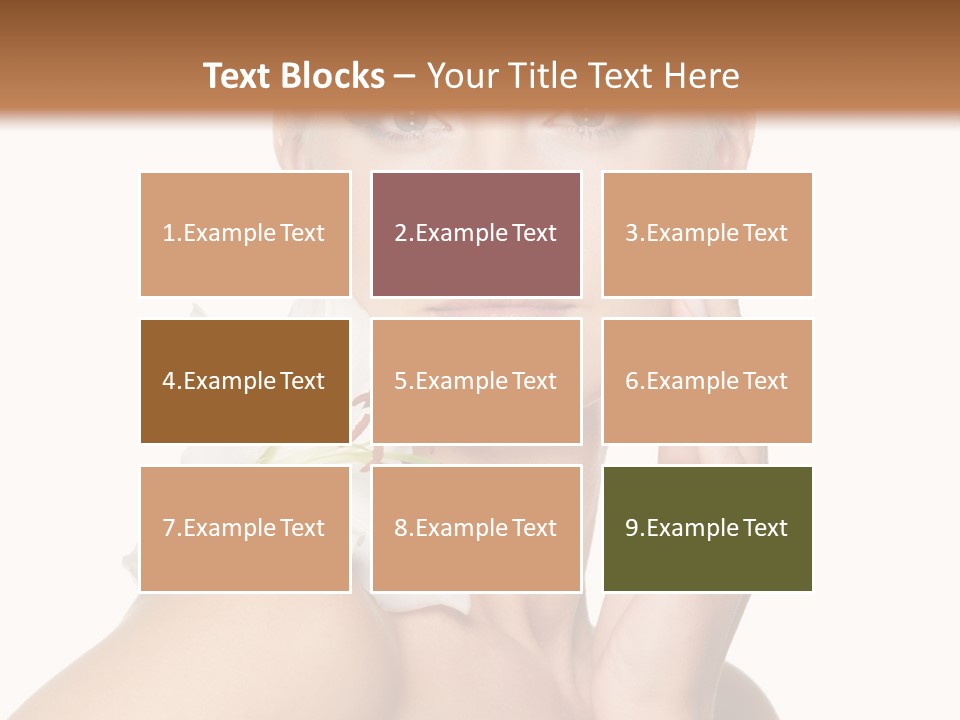 Relaxation Skin Woman PowerPoint Template