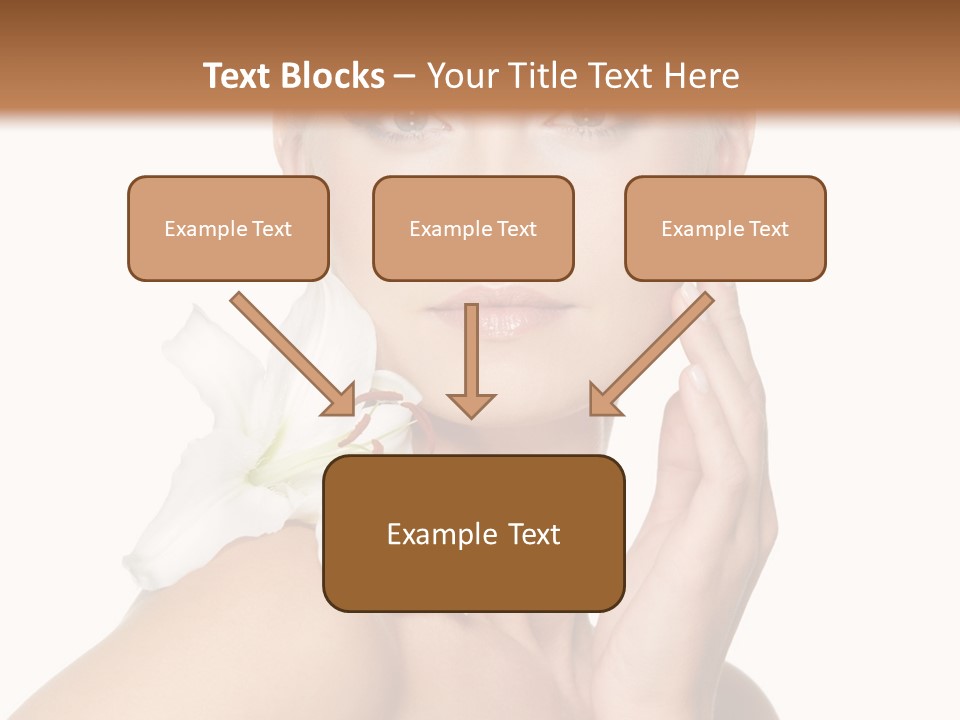 Relaxation Skin Woman PowerPoint Template