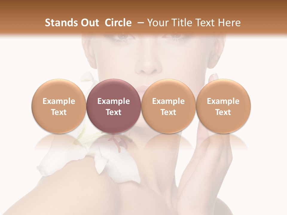 Relaxation Skin Woman PowerPoint Template