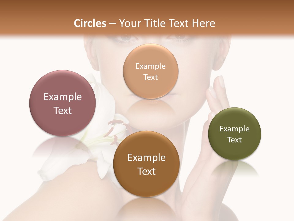 Relaxation Skin Woman PowerPoint Template