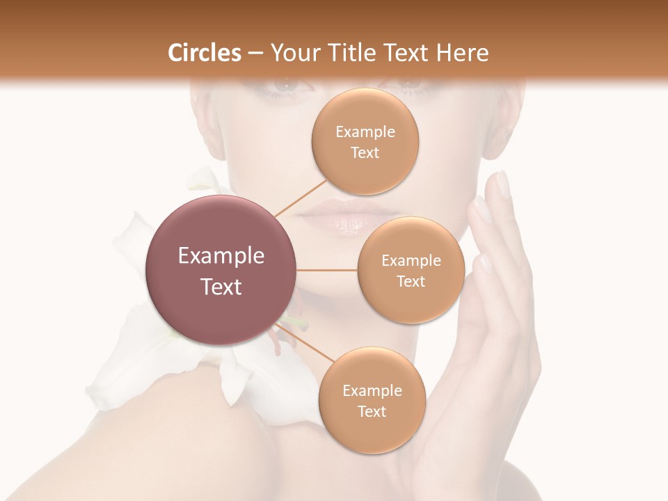 Relaxation Skin Woman PowerPoint Template