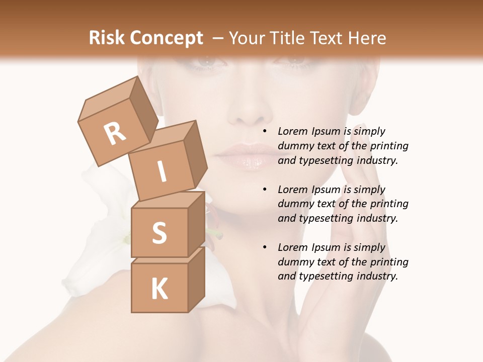 Relaxation Skin Woman PowerPoint Template