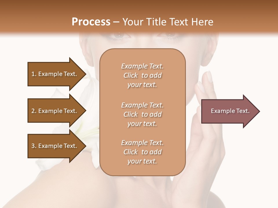 Relaxation Skin Woman PowerPoint Template