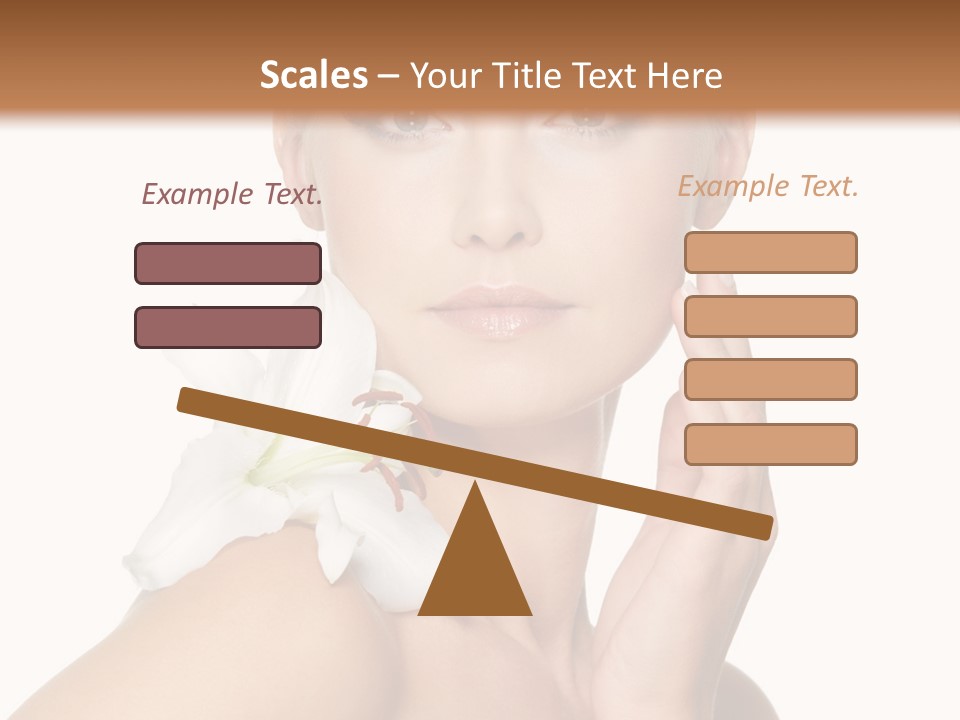 Relaxation Skin Woman PowerPoint Template