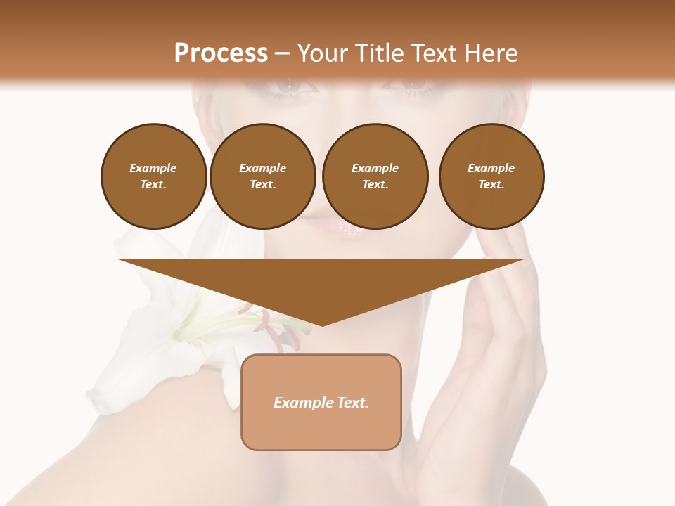 Relaxation Skin Woman PowerPoint Template