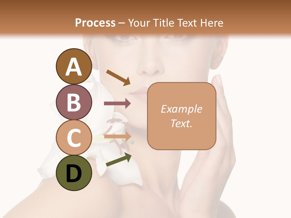 Relaxation Skin Woman PowerPoint Template