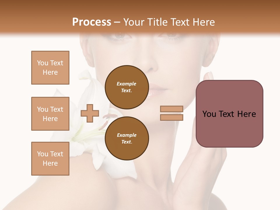 Relaxation Skin Woman PowerPoint Template