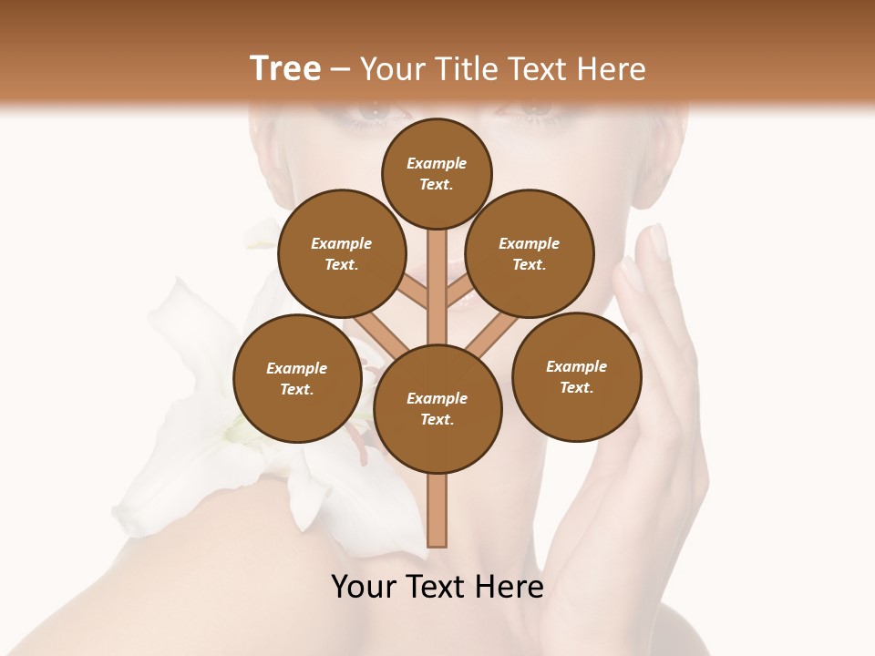 Relaxation Skin Woman PowerPoint Template