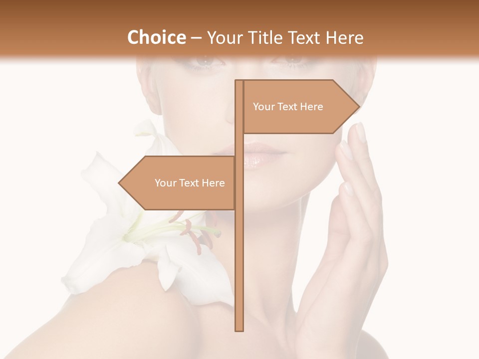 Relaxation Skin Woman PowerPoint Template