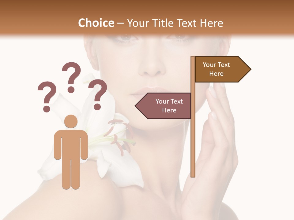 Relaxation Skin Woman PowerPoint Template