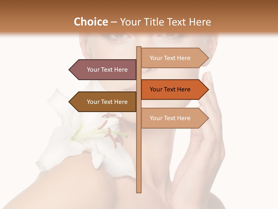 Relaxation Skin Woman PowerPoint Template