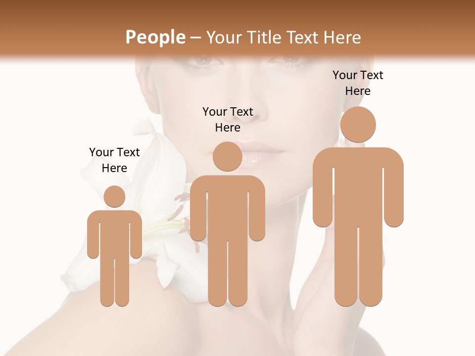 Relaxation Skin Woman PowerPoint Template