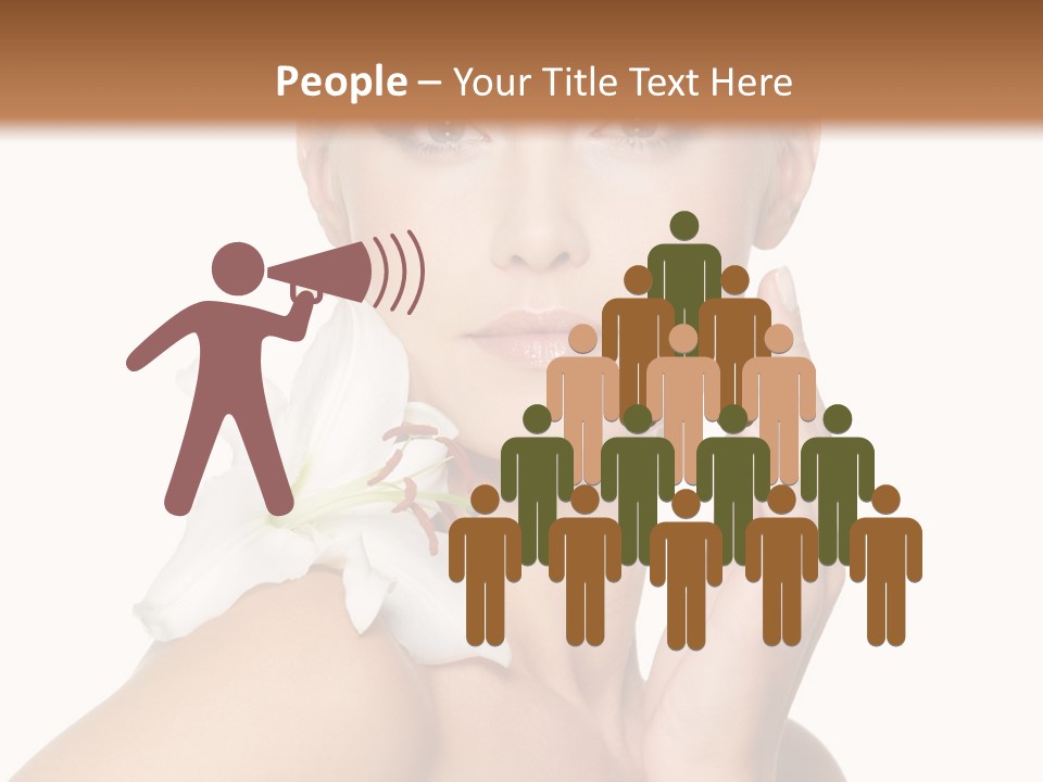 Relaxation Skin Woman PowerPoint Template