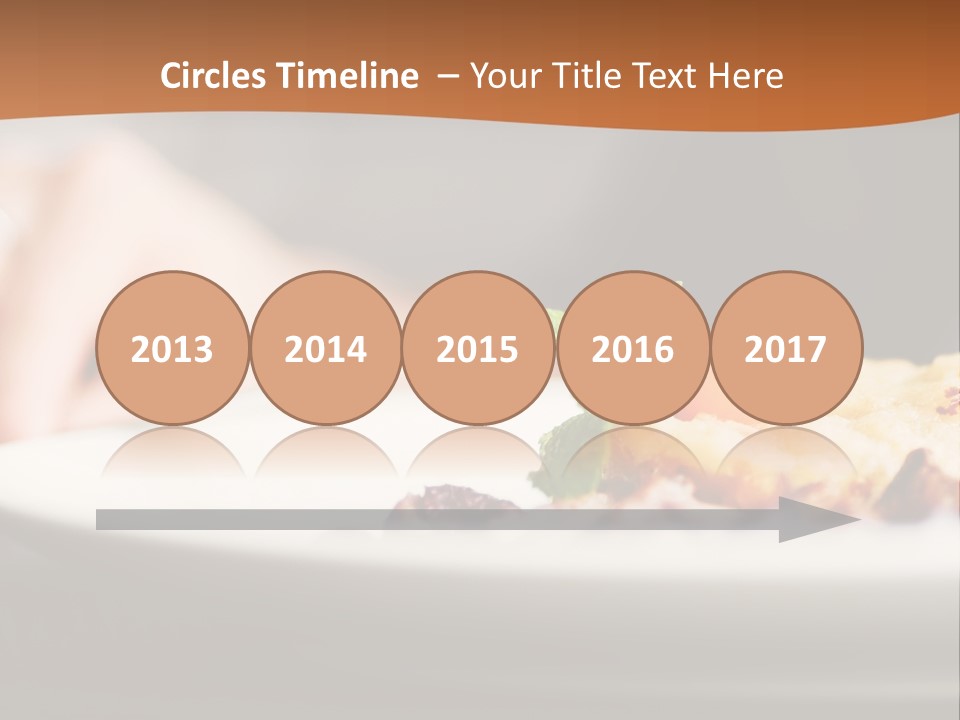 A Plate Of Food On A Table With A Woman In The Background PowerPoint Template