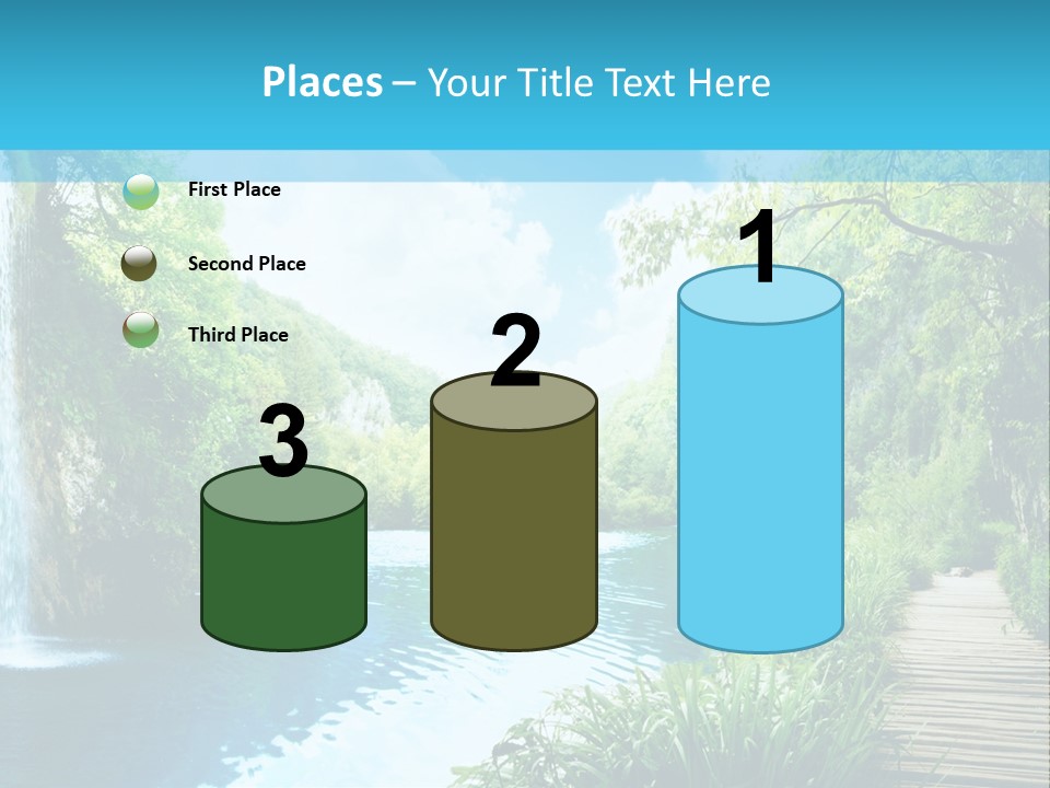 Spring Tree Colorful PowerPoint Template