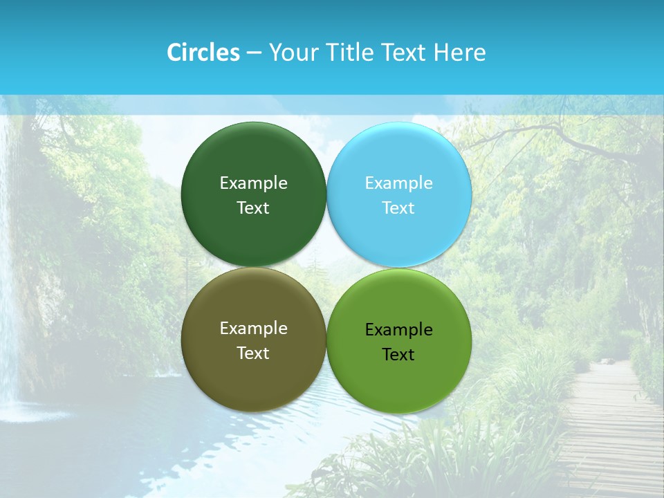 Spring Tree Colorful PowerPoint Template