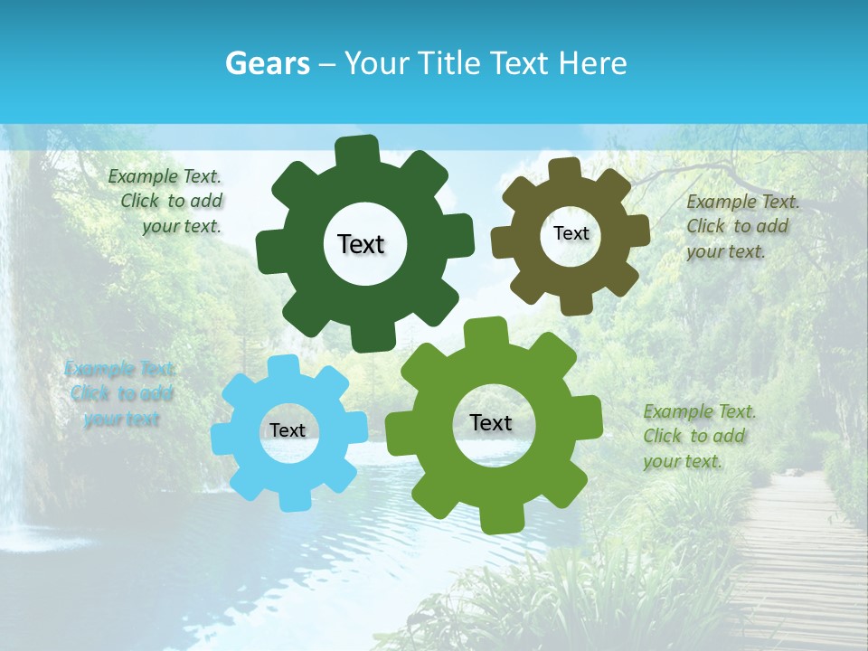 Spring Tree Colorful PowerPoint Template