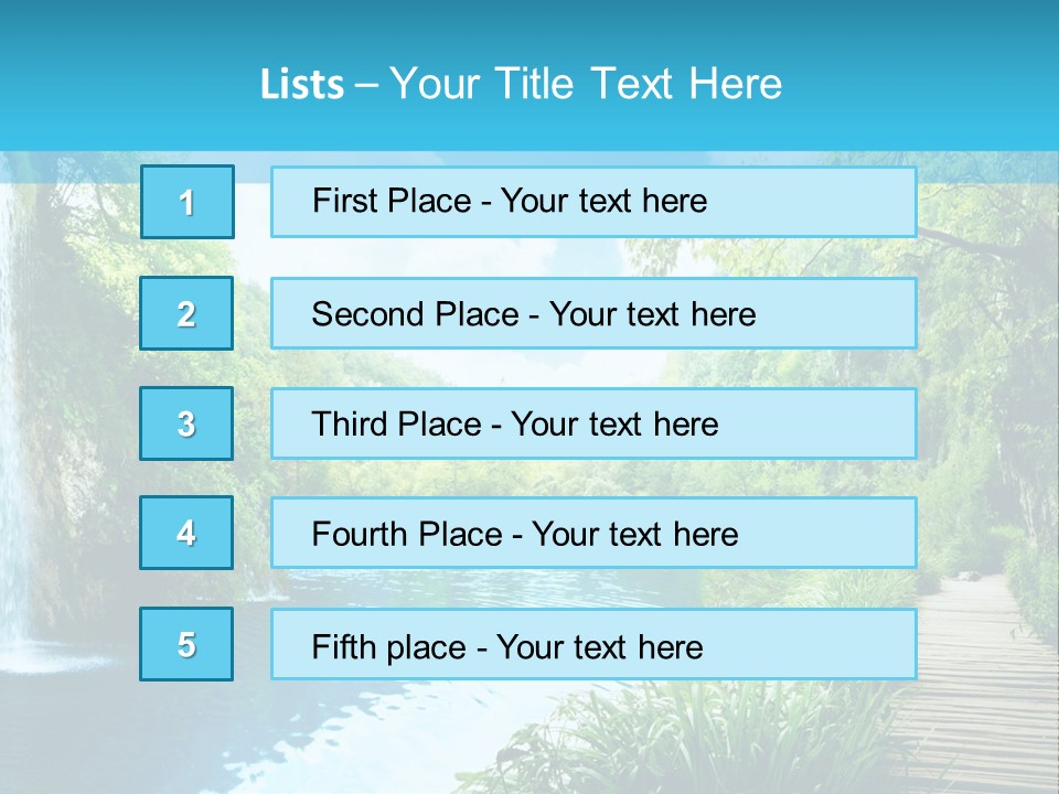 Spring Tree Colorful PowerPoint Template