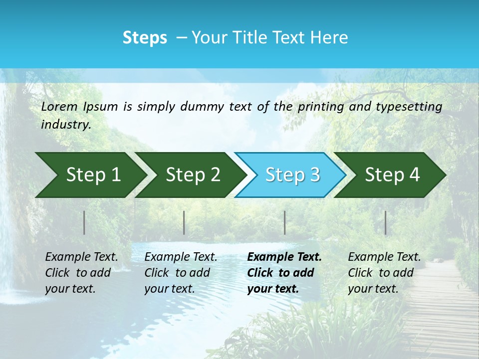 Spring Tree Colorful PowerPoint Template