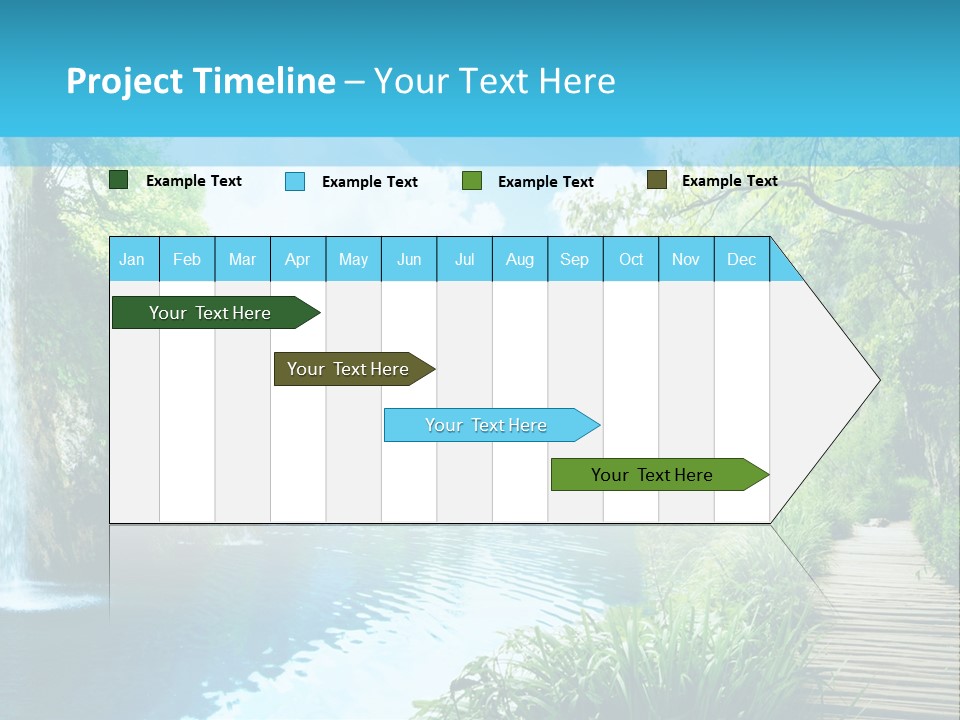 Spring Tree Colorful PowerPoint Template