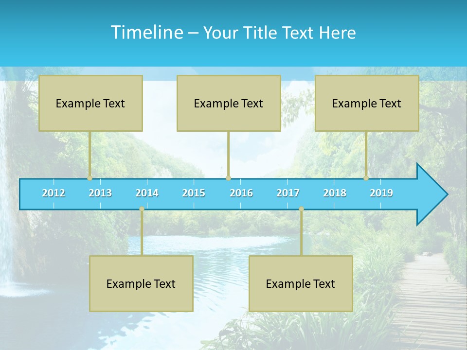 Spring Tree Colorful PowerPoint Template