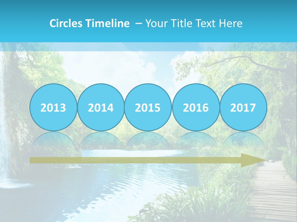 Spring Tree Colorful PowerPoint Template