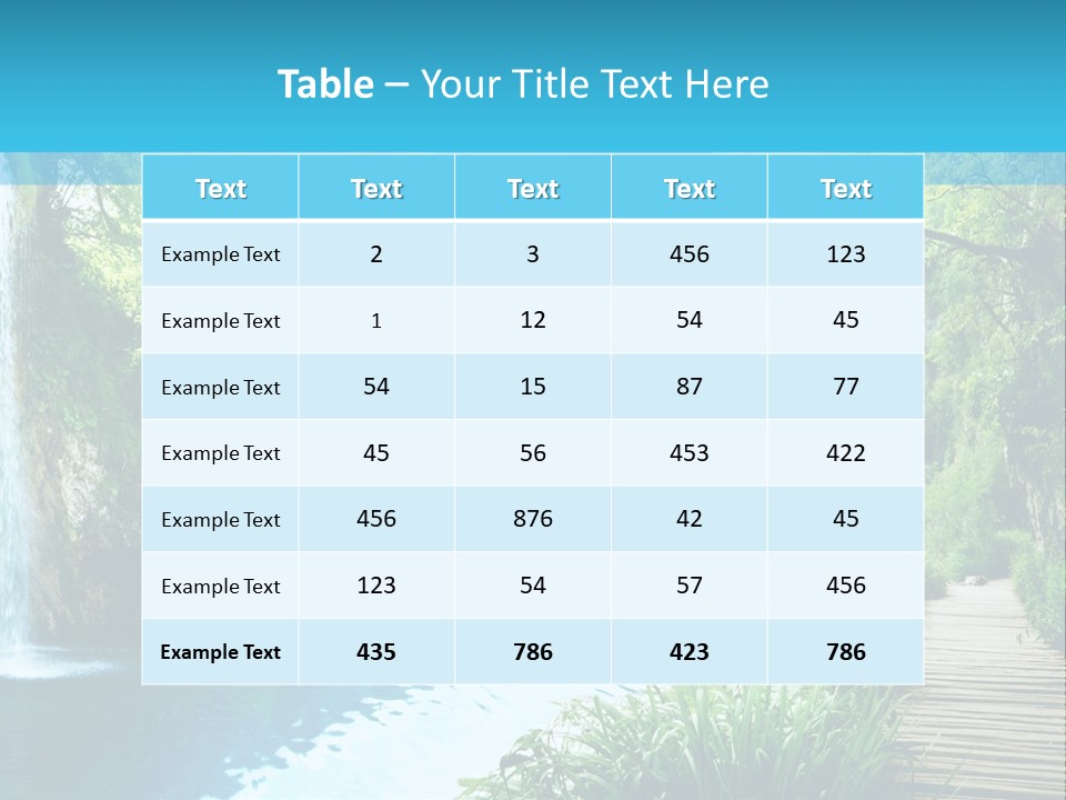 Spring Tree Colorful PowerPoint Template