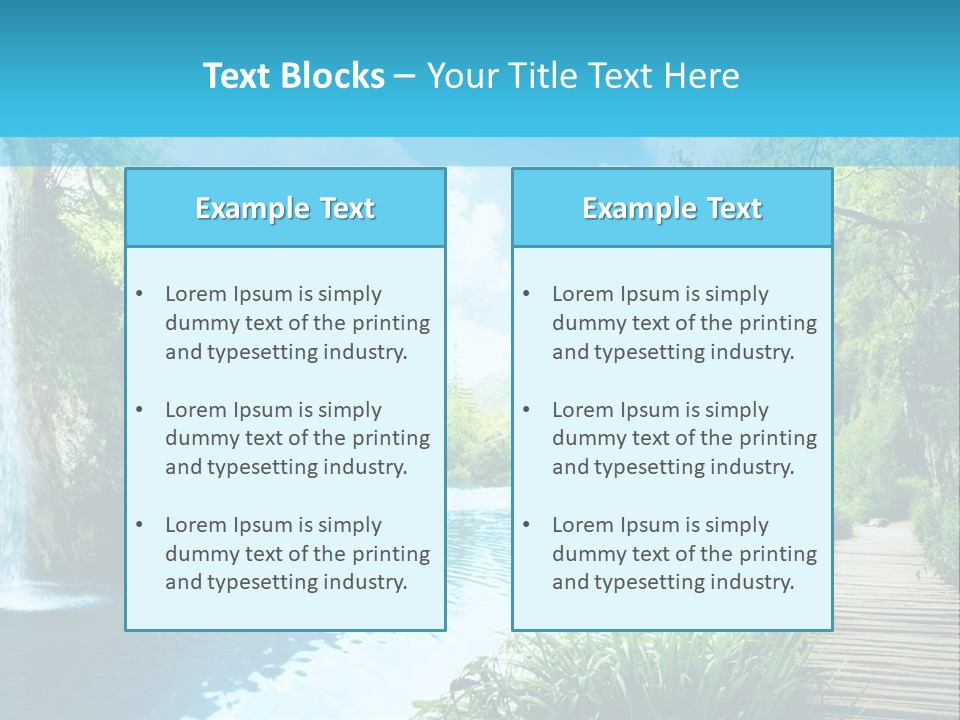 Spring Tree Colorful PowerPoint Template