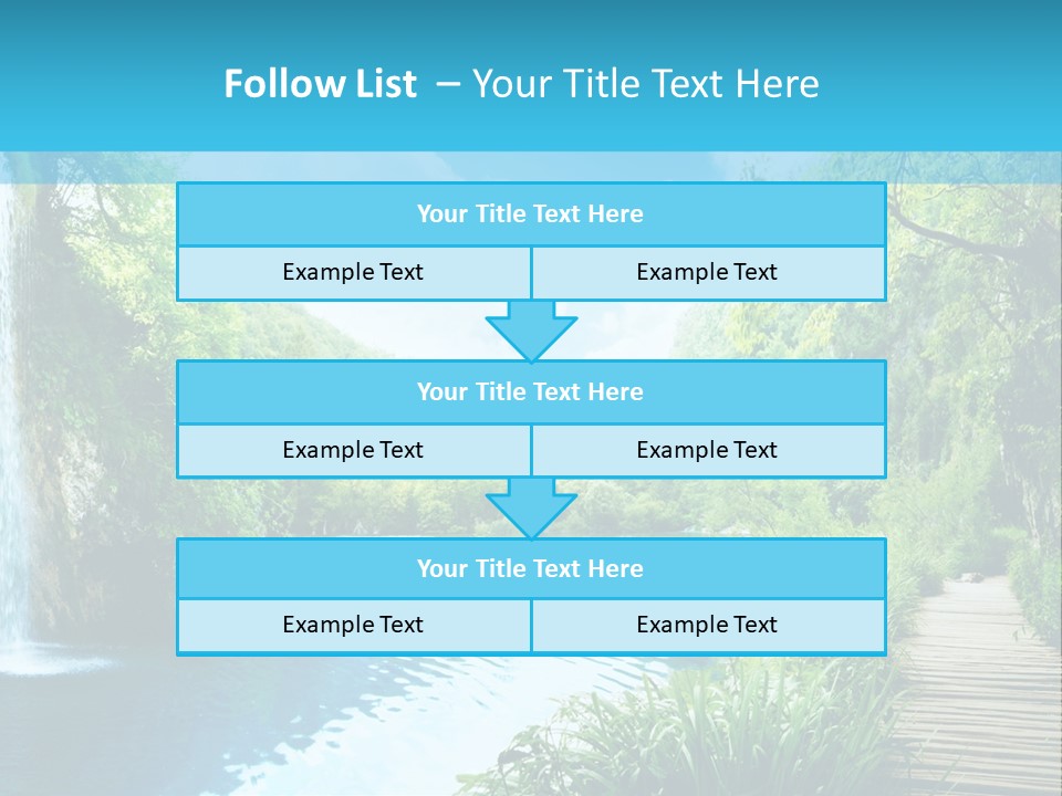 Spring Tree Colorful PowerPoint Template