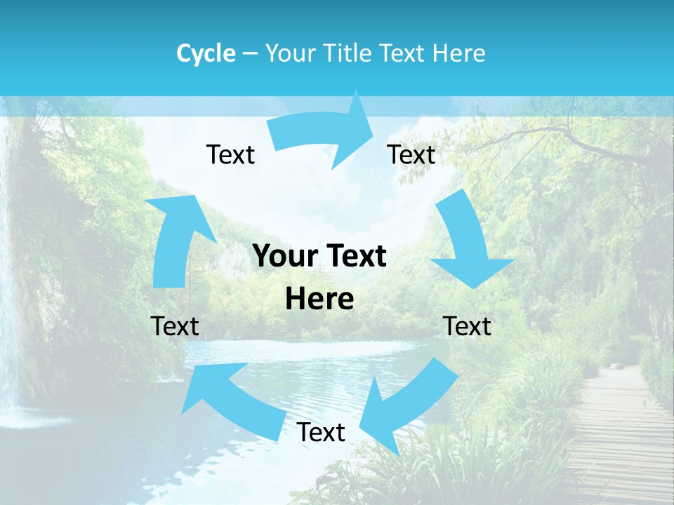 Spring Tree Colorful PowerPoint Template