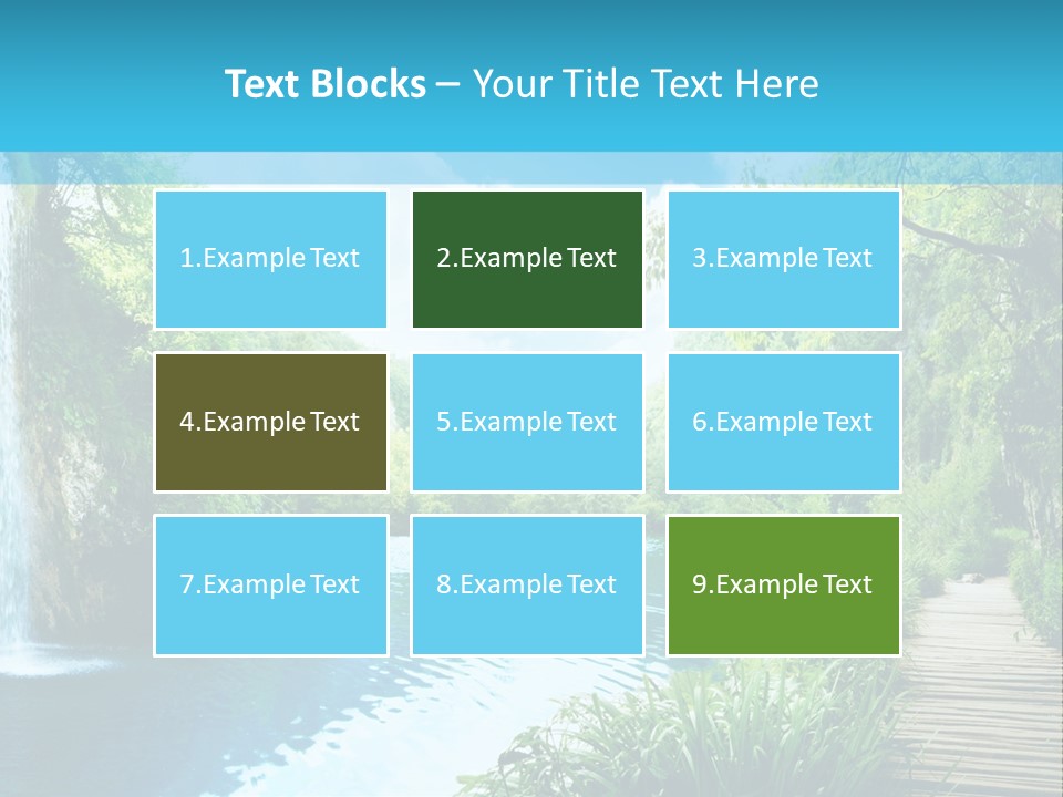 Spring Tree Colorful PowerPoint Template