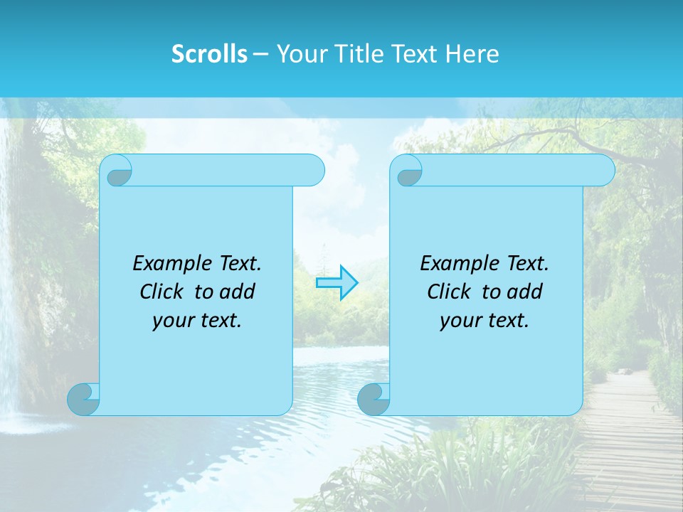 Spring Tree Colorful PowerPoint Template