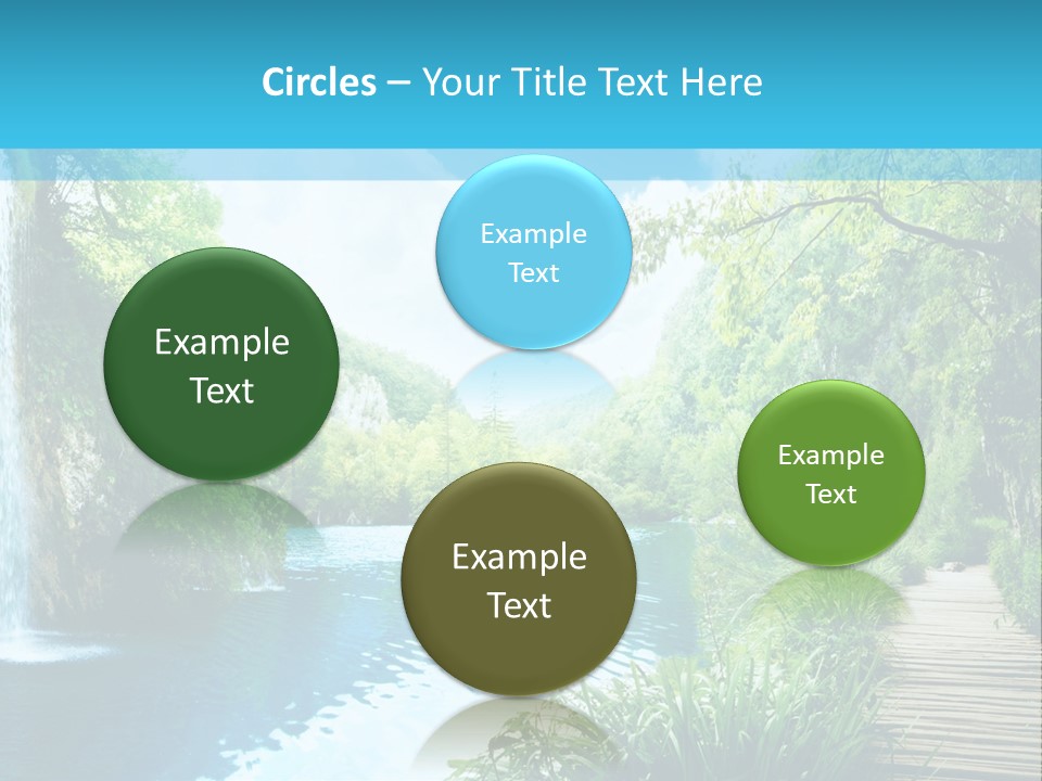 Spring Tree Colorful PowerPoint Template