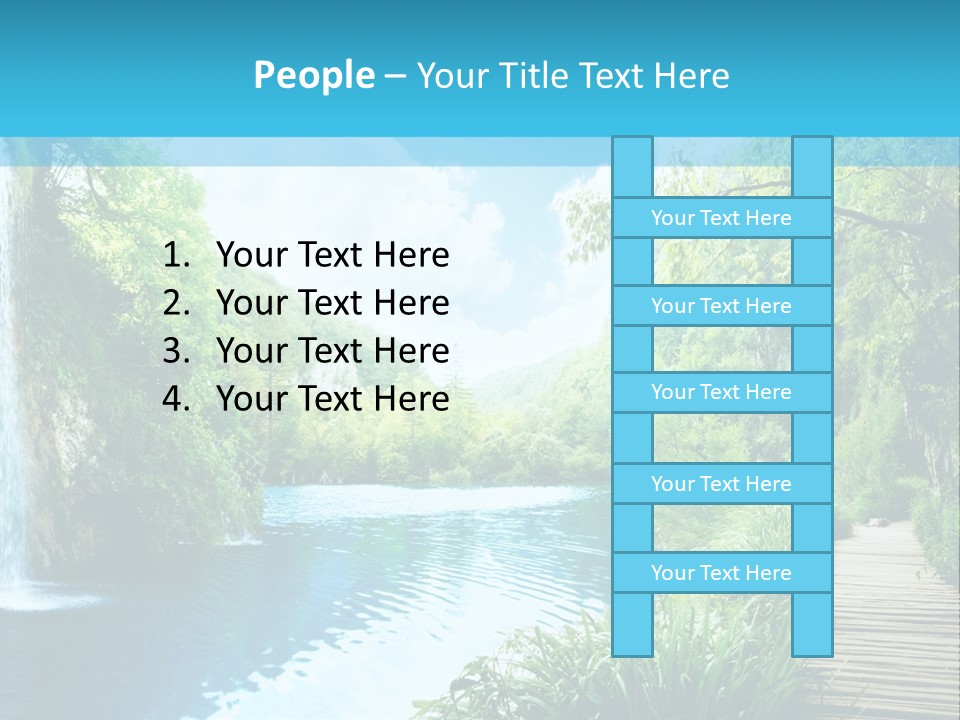 Spring Tree Colorful PowerPoint Template