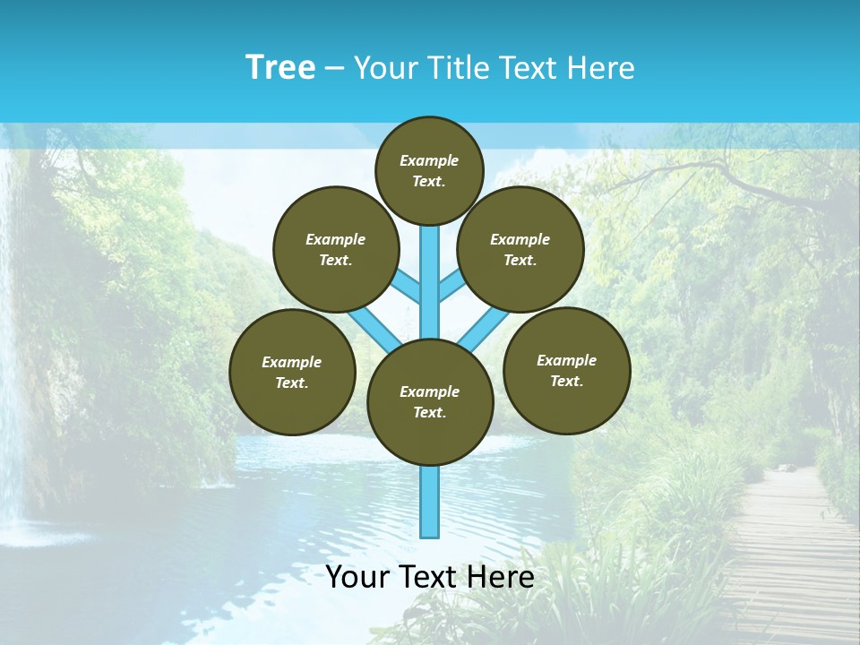 Spring Tree Colorful PowerPoint Template