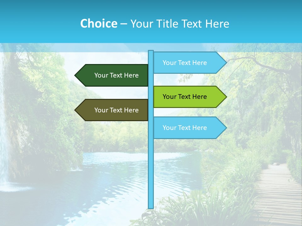 Spring Tree Colorful PowerPoint Template