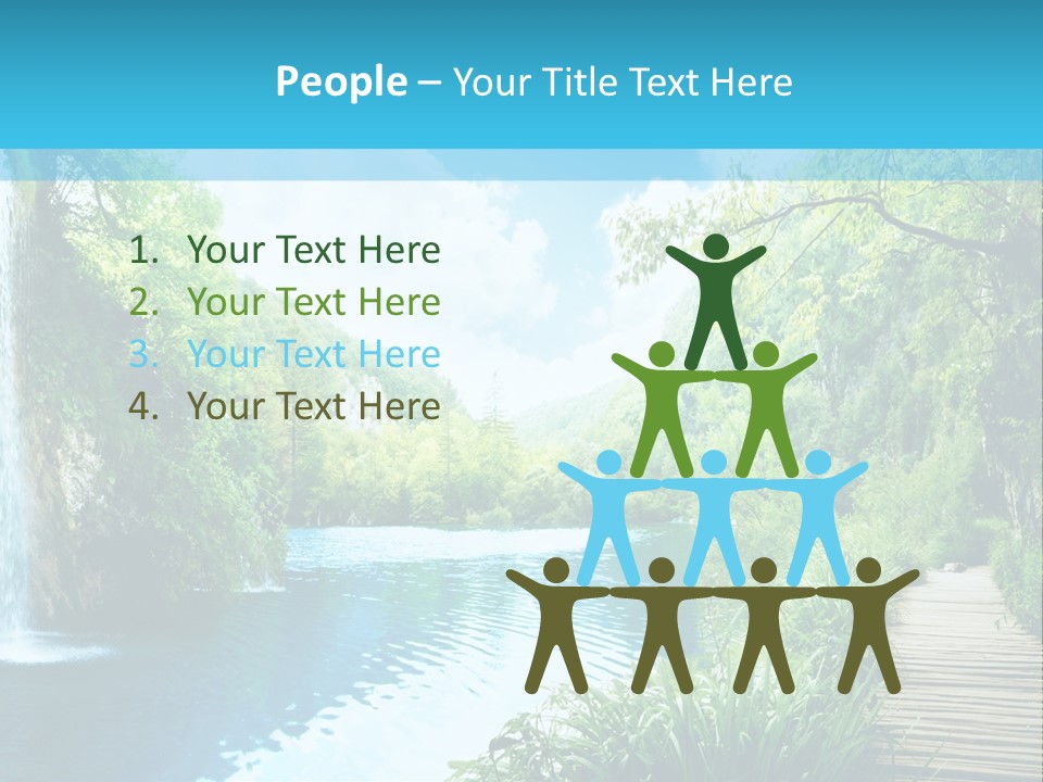 Spring Tree Colorful PowerPoint Template