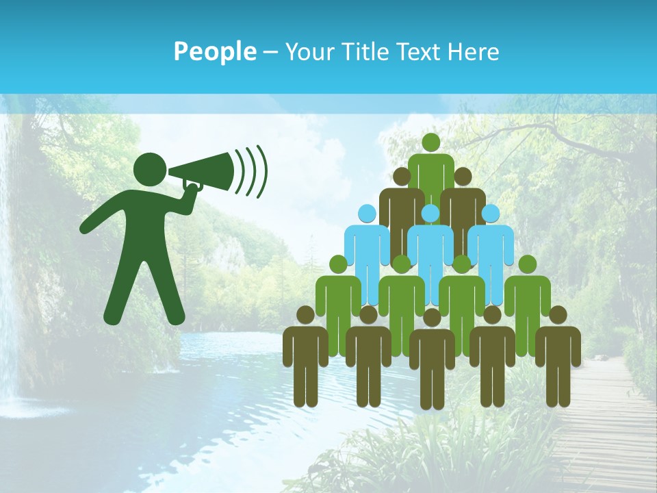 Spring Tree Colorful PowerPoint Template