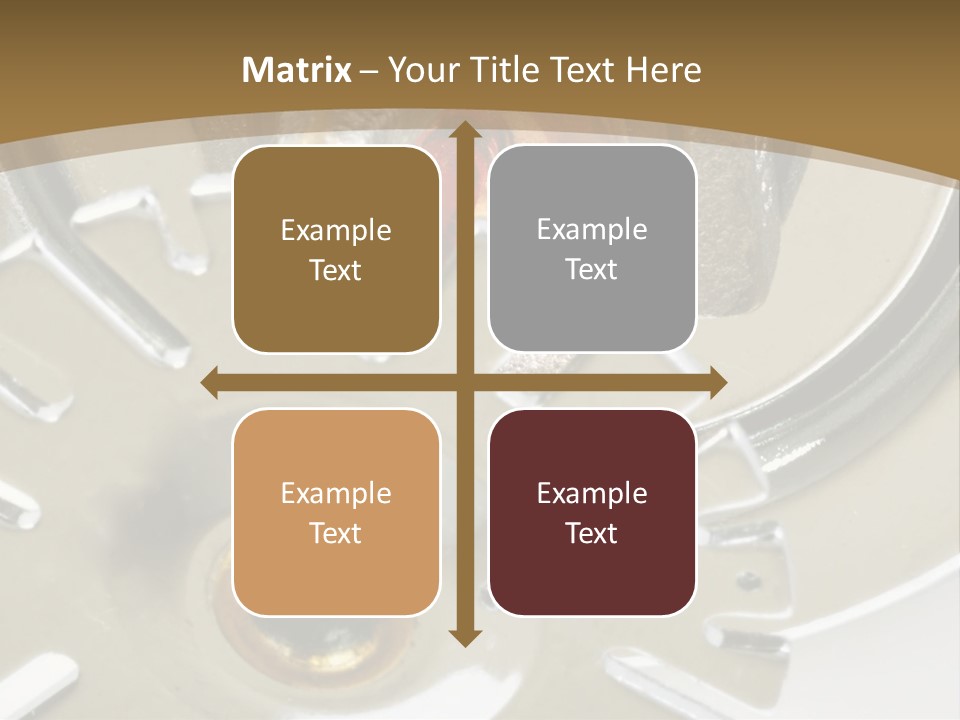 Chrome Life White PowerPoint Template