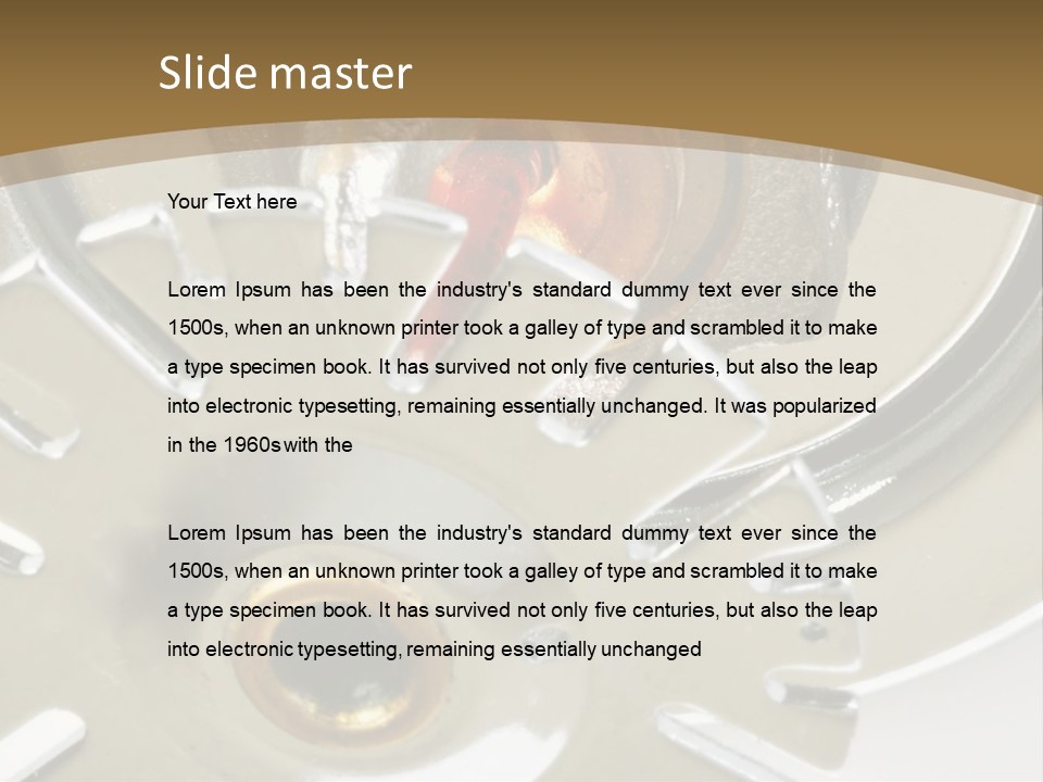 Chrome Life White PowerPoint Template