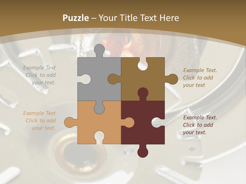 Chrome Life White PowerPoint Template