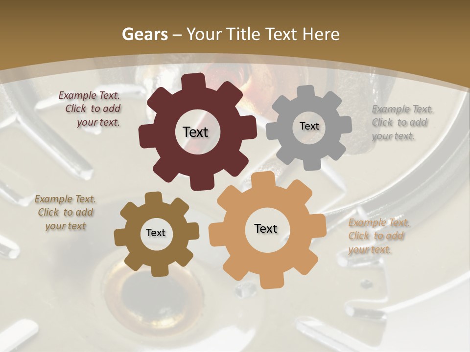 Chrome Life White PowerPoint Template